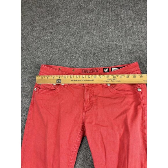 Miss Me Jeans Womens 31 Ruby Skinny Inseam 32 Embellished Pockets Sequins - Picture 3 of 9